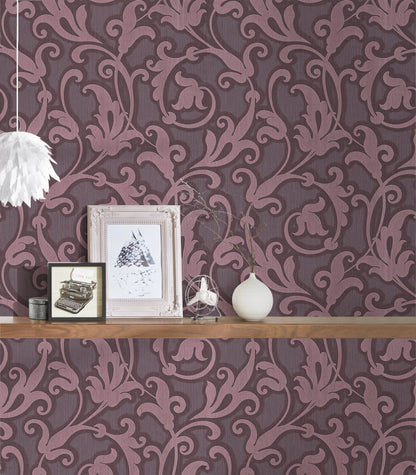Architects Paper Tessuto Vlies-Textiltapete Lila Metallic 10,05 m x 0,53 m