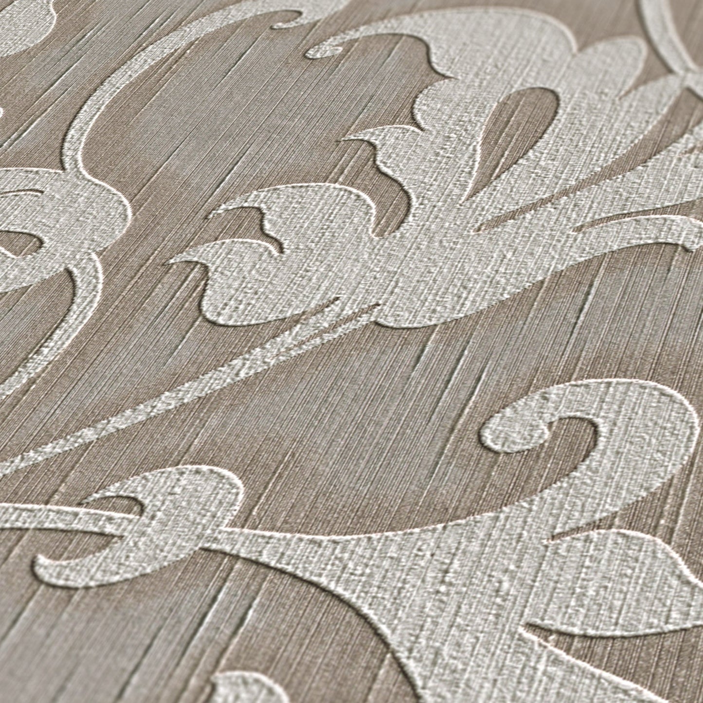 Architects Paper Tessuto Vlies-Textiltapete Grau Braun 10,05 m x 0,53 m