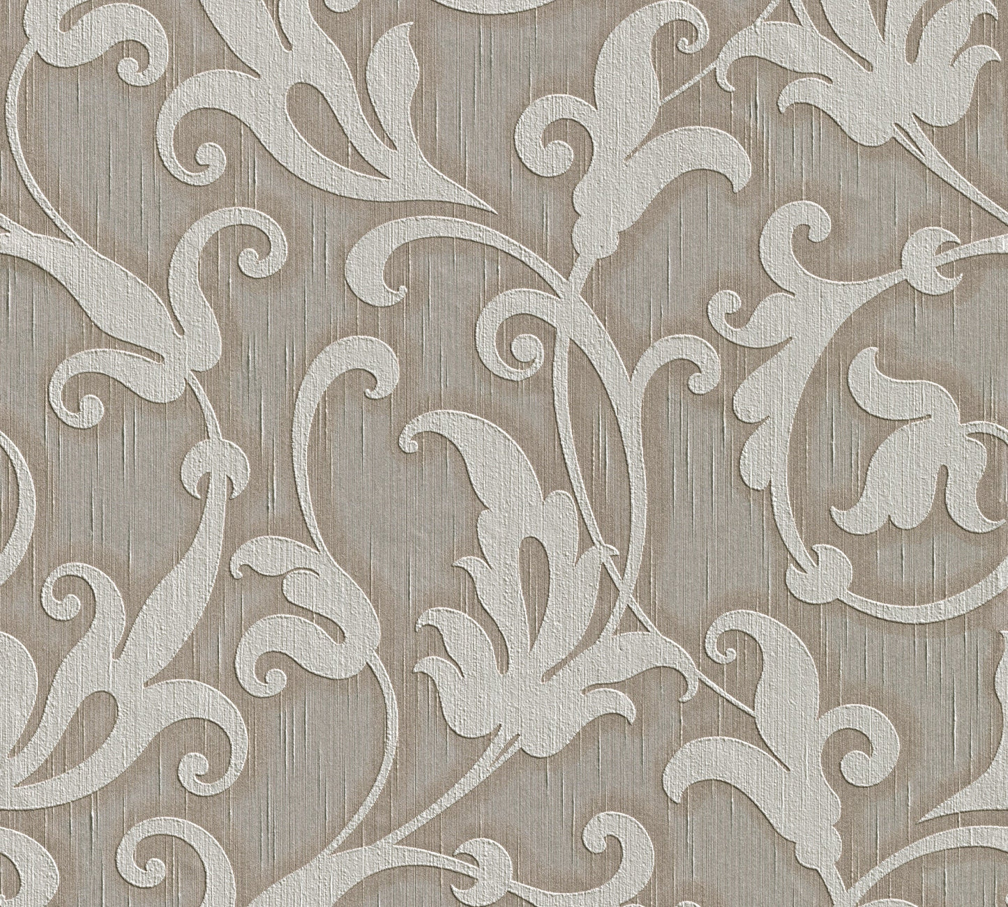 Architects Paper Tessuto Vlies-Textiltapete Grau Braun 10,05 m x 0,53 m