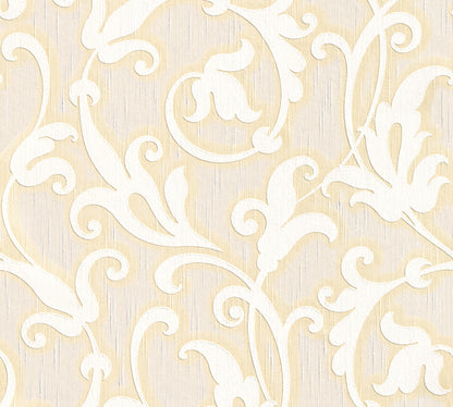 Architects Paper Tessuto Vlies-Textiltapete Creme Beige Gold 10,05 m x 0,53 m