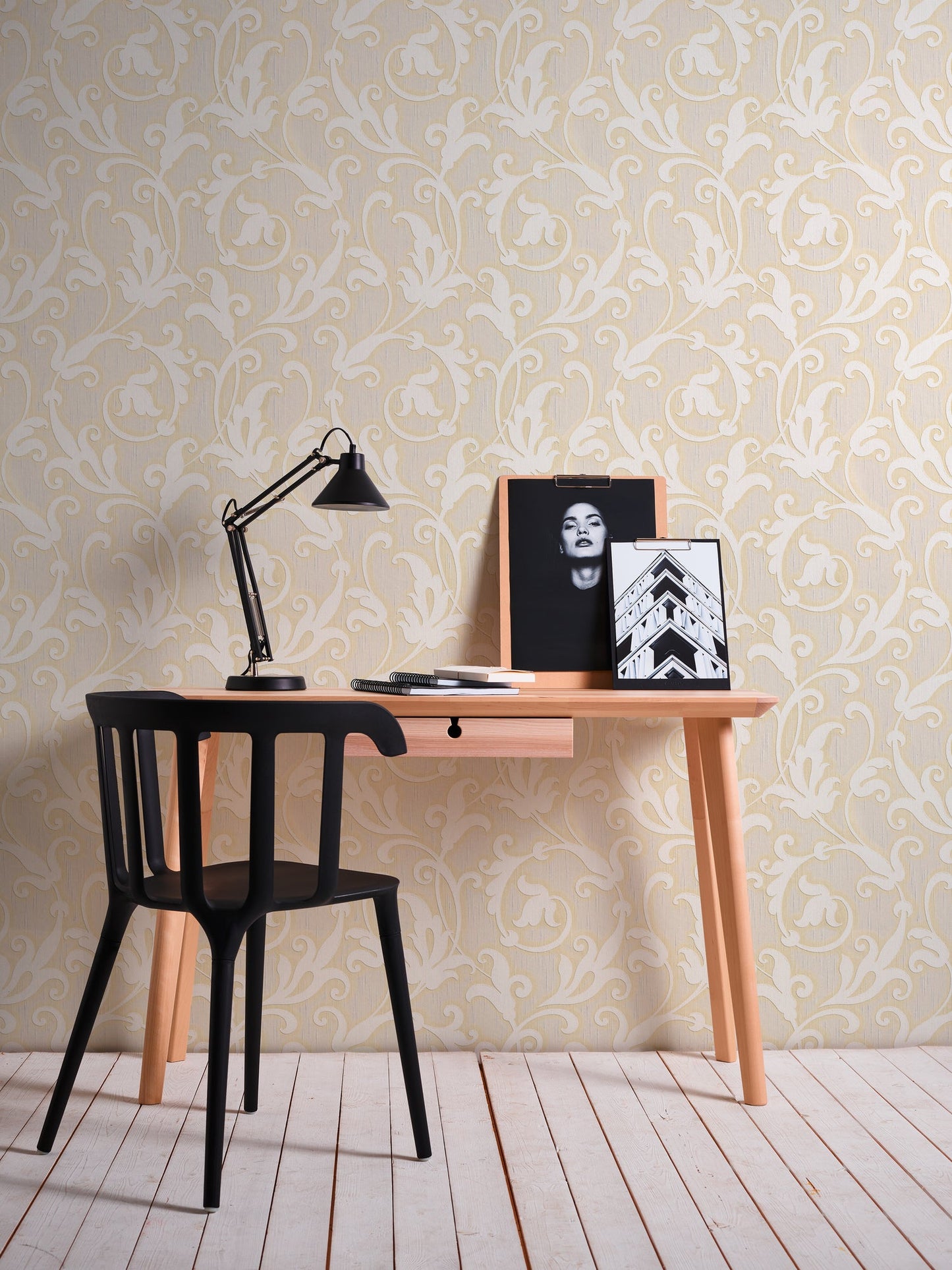 Architects Paper Tessuto Vlies-Textiltapete Creme Beige Gold 10,05 m x 0,53 m
