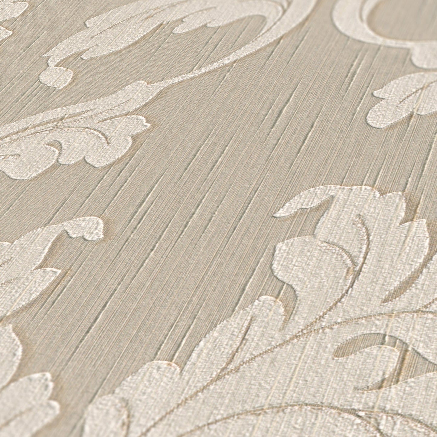 Architects Paper Tessuto Vlies-Textiltapete Beige Creme 10,05 m x 0,53 m