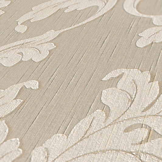 Architects Paper Tessuto Vlies-Textiltapete Beige Creme 10,05 m x 0,53 m