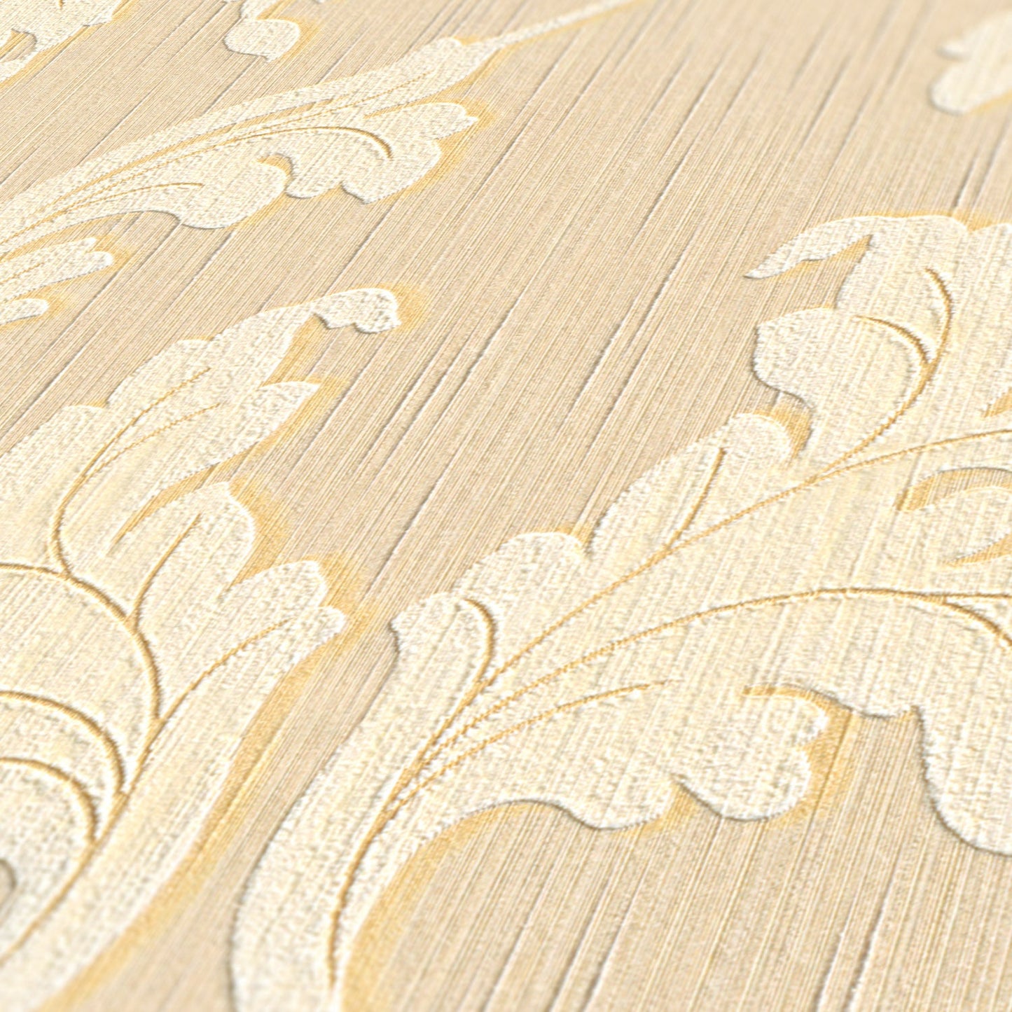 Architects Paper Tessuto Vlies-Textiltapete Beige Gelb 10,05 m x 0,53 m