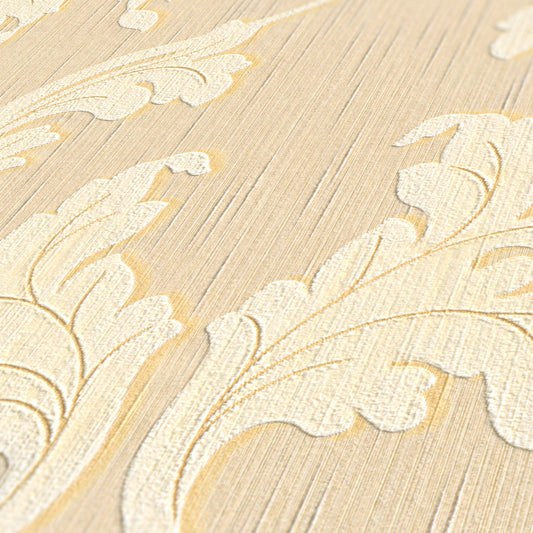 Architects Paper Tessuto Vlies-Textiltapete Beige Gelb 10,05 m x 0,53 m