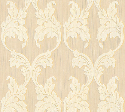 Architects Paper Tessuto Vlies-Textiltapete Beige Gelb 10,05 m x 0,53 m