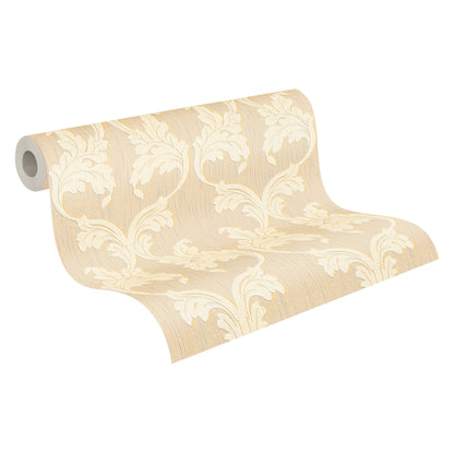 Architects Paper Tessuto Vlies-Textiltapete Beige Gelb 10,05 m x 0,53 m