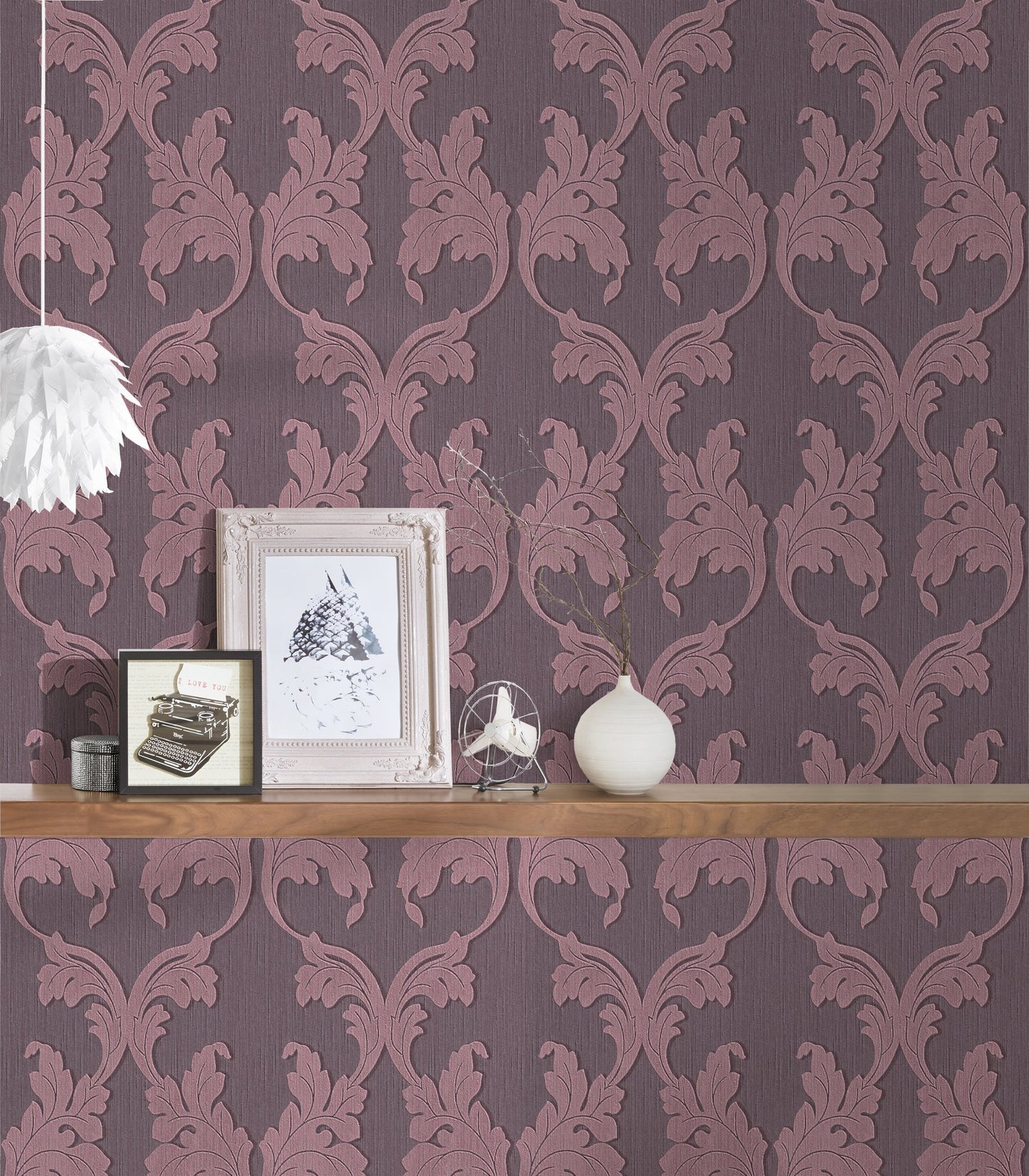 Architects Paper Tessuto Vlies-Textiltapete Lila 10,05 m x 0,53 m