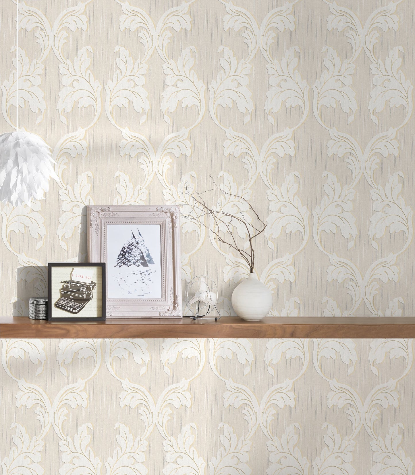 Architects Paper Tessuto Vlies-Textiltapete Beige Creme Gold 10,05 m x 0,53 m