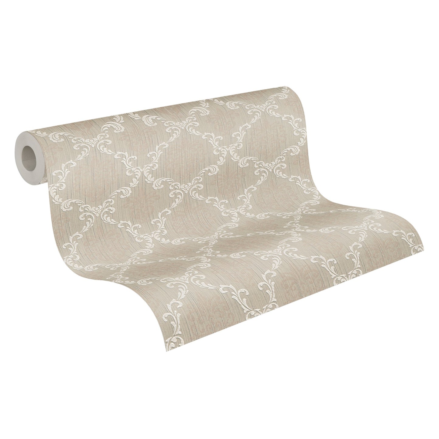 Architects Paper Tessuto Vlies-Textiltapete Beige Creme 10,05 m x 0,53 m