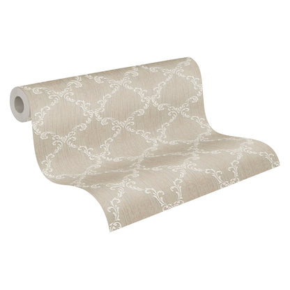 Architects Paper Tessuto Vlies-Textiltapete Beige Creme 10,05 m x 0,53 m