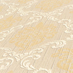 Architects Paper Tessuto Vlies-Textiltapete Beige Gelb 10,05 m x 0,53 m
