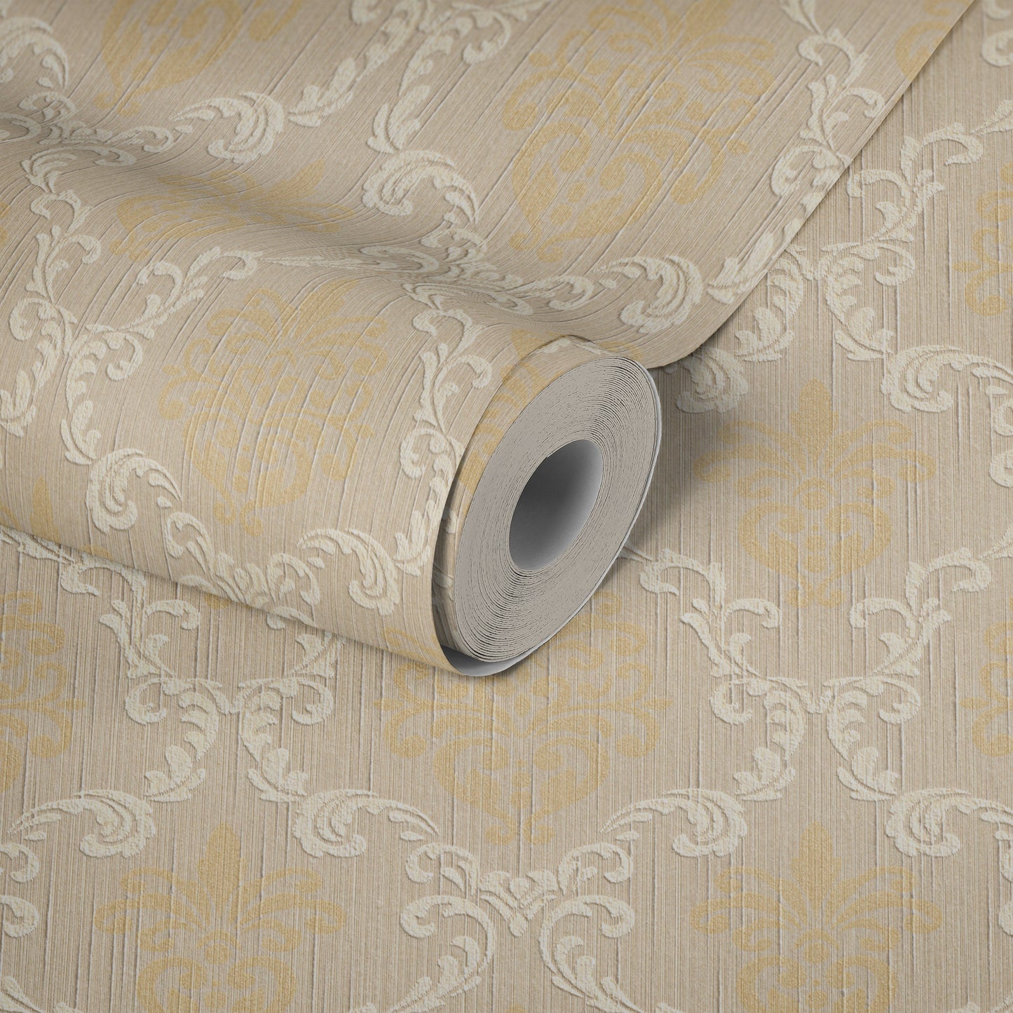Architects Paper Tessuto Vlies-Textiltapete Beige Gelb 10,05 m x 0,53 m