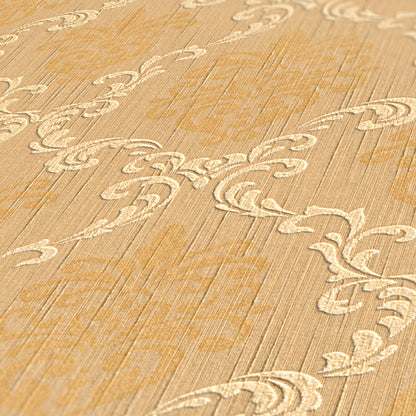 Architects Paper Tessuto Vlies-Textiltapete Orange Beige 10,05 m x 0,53 m