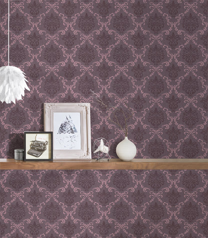 Architects Paper Tessuto Vlies-Textiltapete Lila 10,05 m x 0,53 m