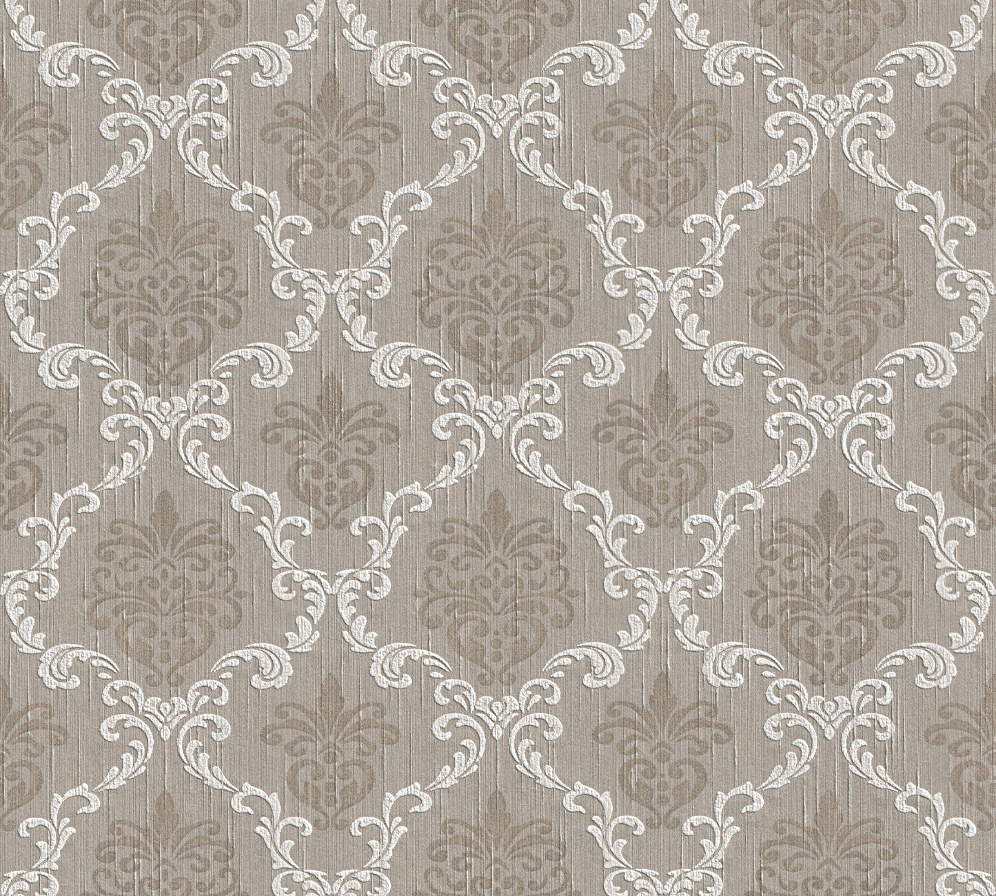 Architects Paper Tessuto Vlies-Textiltapete Grau Beige 10,05 m x 0,53 m