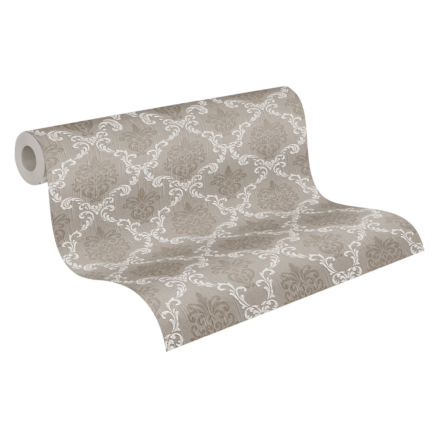 Architects Paper Tessuto Vlies-Textiltapete Grau Beige 10,05 m x 0,53 m