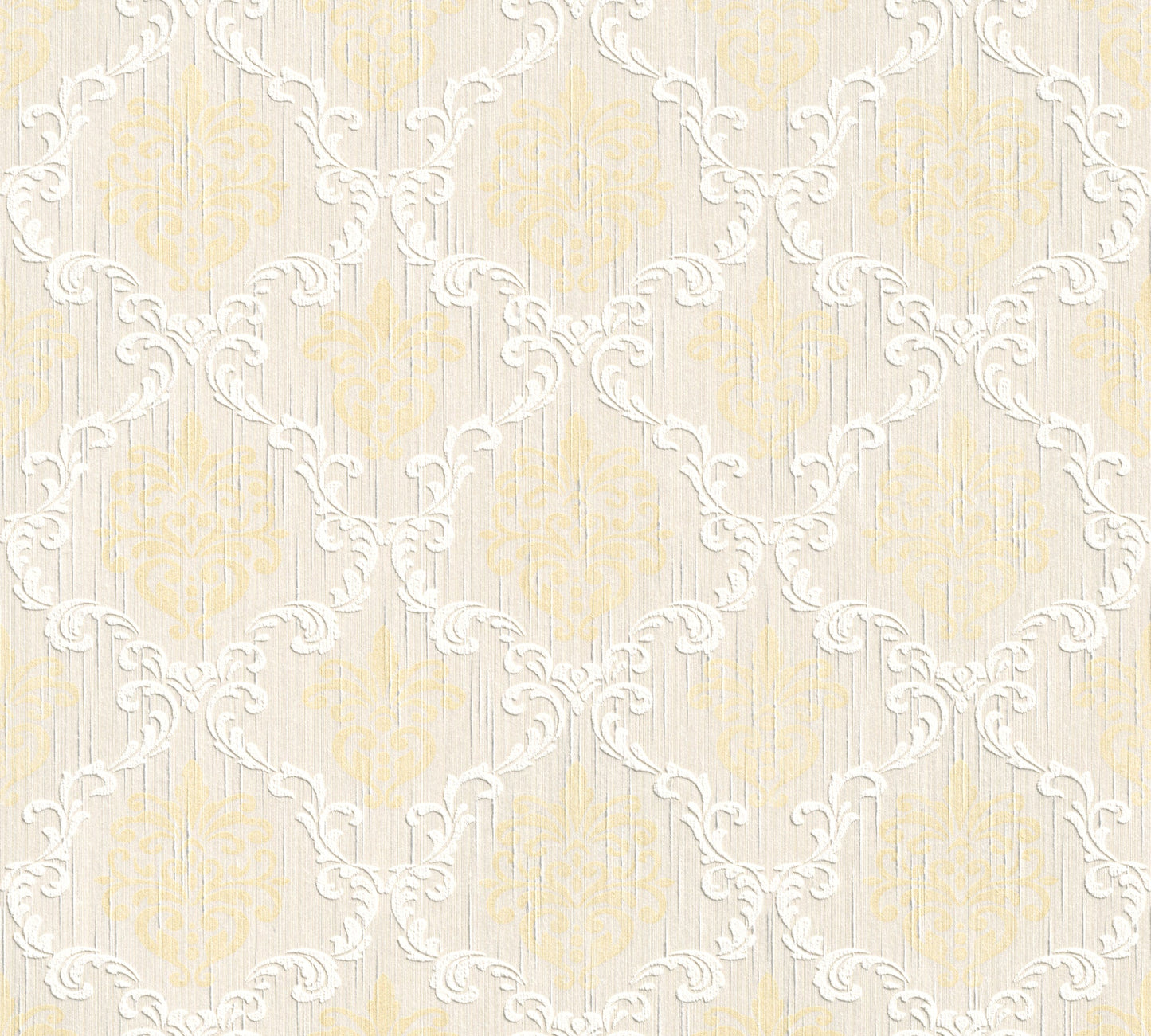 Architects Paper Tessuto Vlies-Textiltapete Creme Gold Beige 10,05 m x 0,53 m