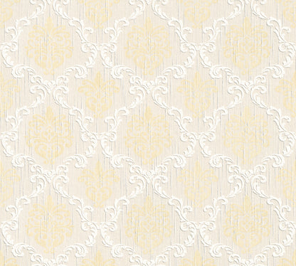 Architects Paper Tessuto Vlies-Textiltapete Creme Gold Beige 10,05 m x 0,53 m