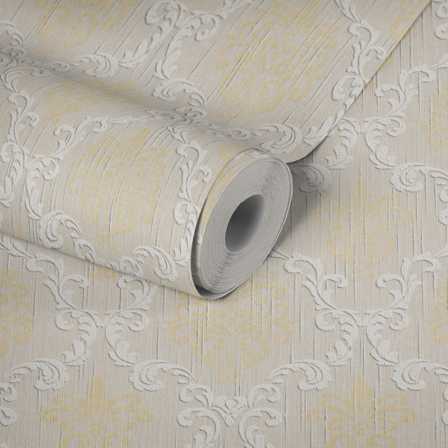 Architects Paper Tessuto Vlies-Textiltapete Creme Gold Beige 10,05 m x 0,53 m