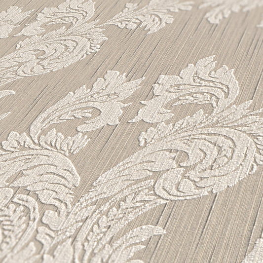 Architects Paper Tessuto Vlies-Textiltapete Beige Creme 10,05 m x 0,53 m