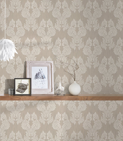 Architects Paper Tessuto Vlies-Textiltapete Beige Creme 10,05 m x 0,53 m