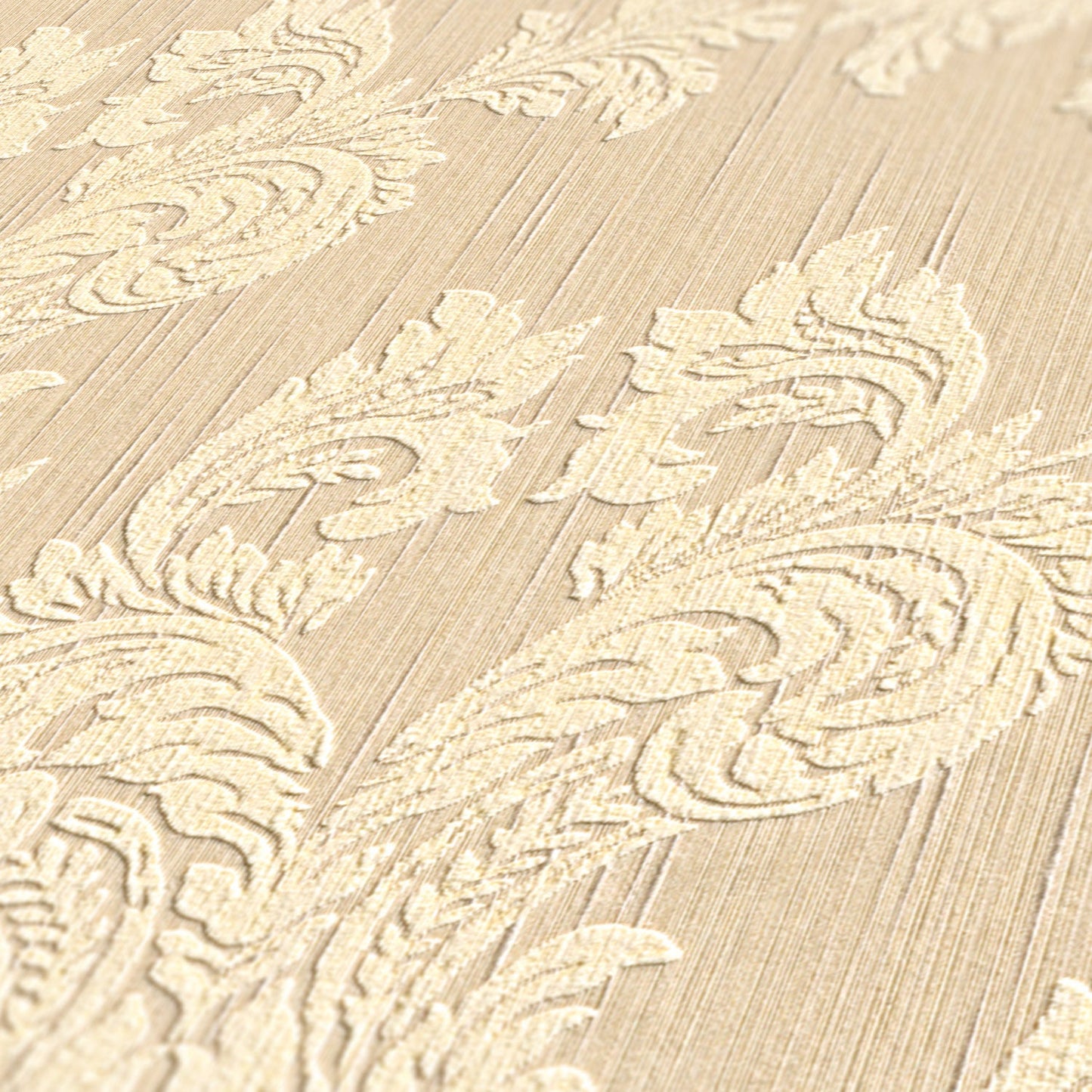 Architects Paper Tessuto Vlies-Textiltapete Beige Gelb 10,05 m x 0,53 m