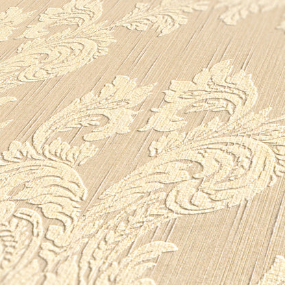 Architects Paper Tessuto Vlies-Textiltapete Beige Gelb 10,05 m x 0,53 m