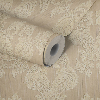Architects Paper Tessuto Vlies-Textiltapete Beige Gelb 10,05 m x 0,53 m