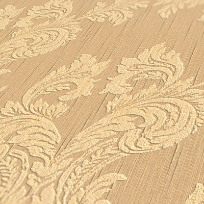 Architects Paper Tessuto Vlies-Textiltapete Orange Beige 10,05 m x 0,53 m