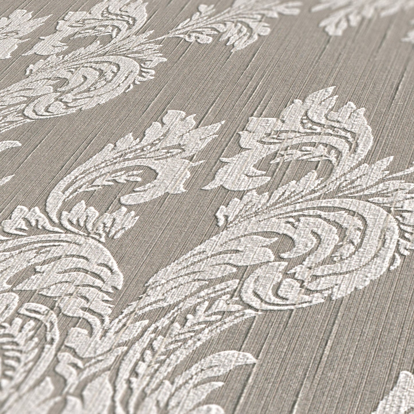 Architects Paper Tessuto Vlies-Textiltapete Grau Beige 10,05 m x 0,53 m