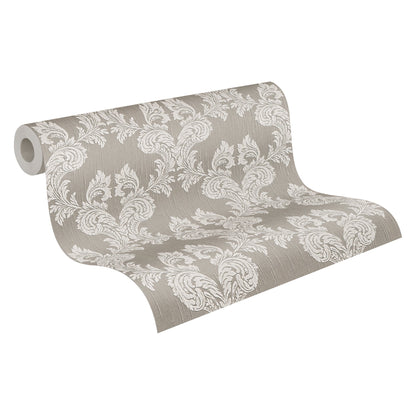 Architects Paper Tessuto Vlies-Textiltapete Grau Beige 10,05 m x 0,53 m