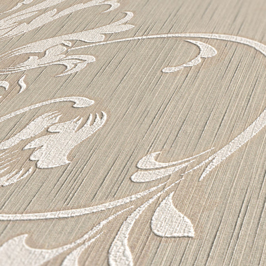 Architects Paper Tessuto Vlies-Textiltapete Beige Creme 10,05 m x 0,53 m
