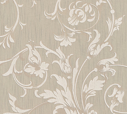 Architects Paper Tessuto Vlies-Textiltapete Beige Creme 10,05 m x 0,53 m