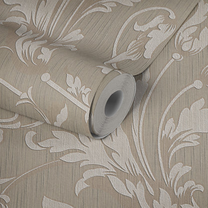 Architects Paper Tessuto Vlies-Textiltapete Beige Creme 10,05 m x 0,53 m