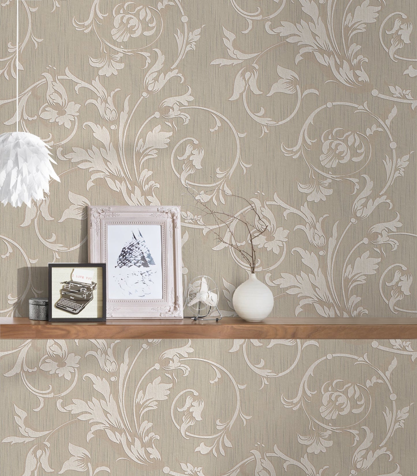 Architects Paper Tessuto Vlies-Textiltapete Beige Creme 10,05 m x 0,53 m