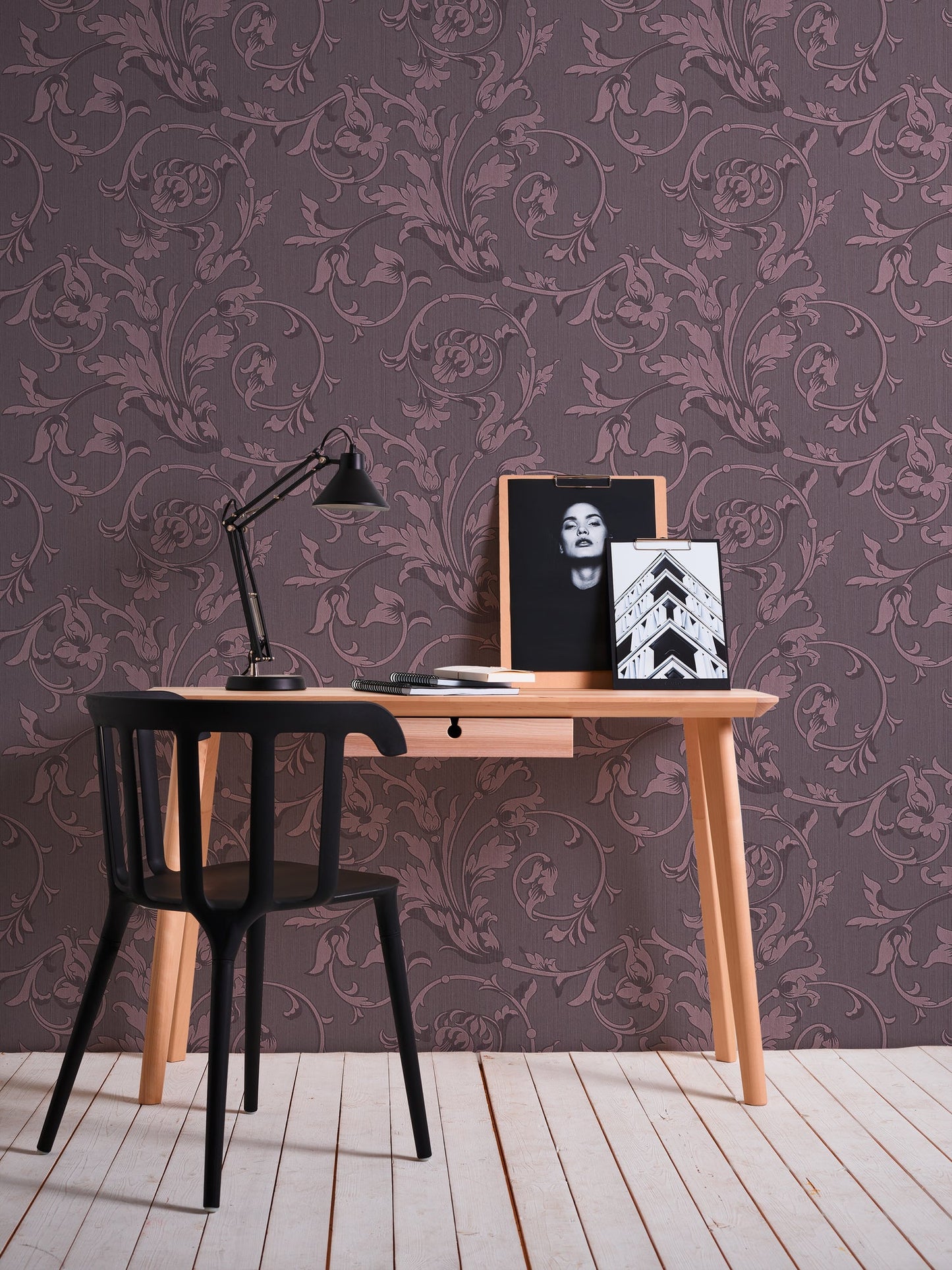 Architects Paper Tessuto Vlies-Textiltapete Lila 10,05 m x 0,53 m