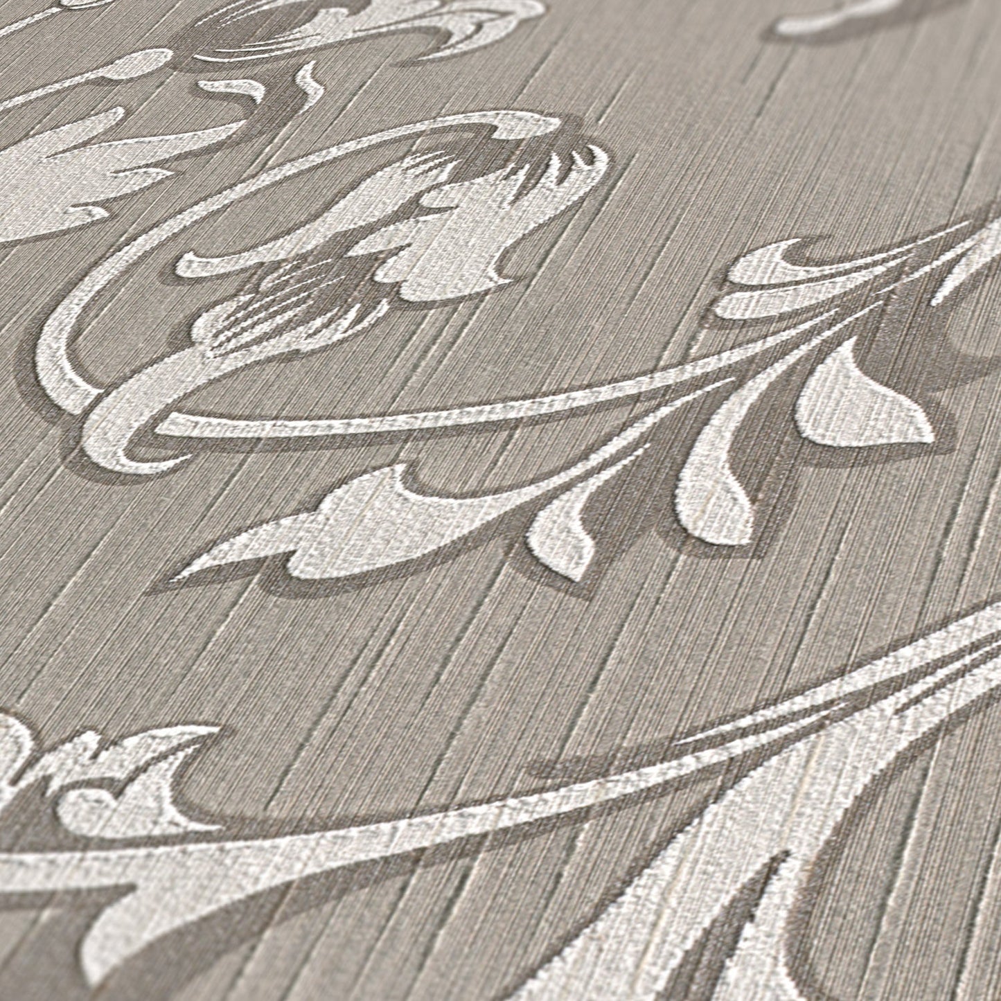 Architects Paper Tessuto Vlies-Textiltapete Grau Beige 10,05 m x 0,53 m