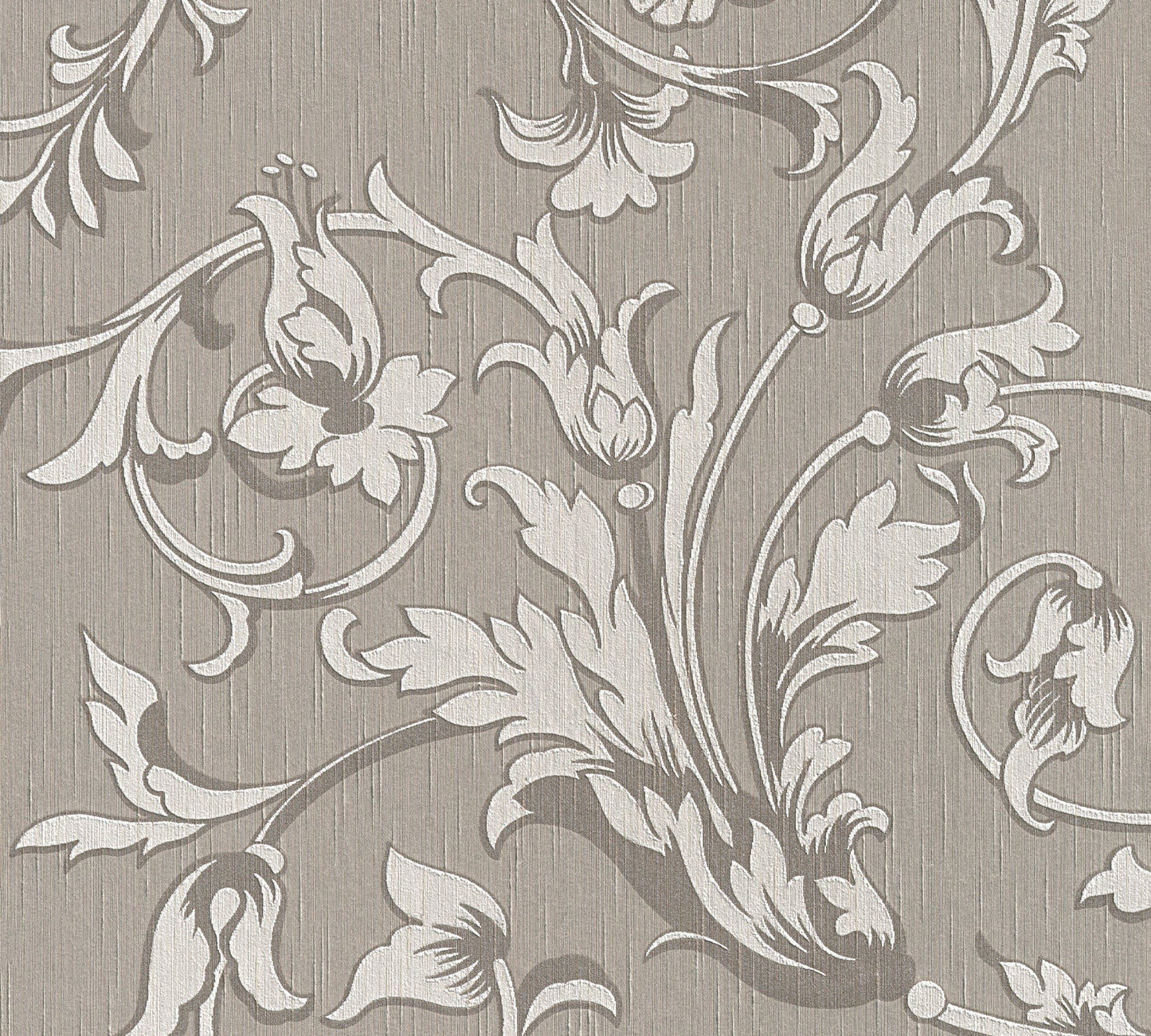 Architects Paper Tessuto Vlies-Textiltapete Grau Beige 10,05 m x 0,53 m