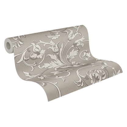 Architects Paper Tessuto Vlies-Textiltapete Grau Beige 10,05 m x 0,53 m
