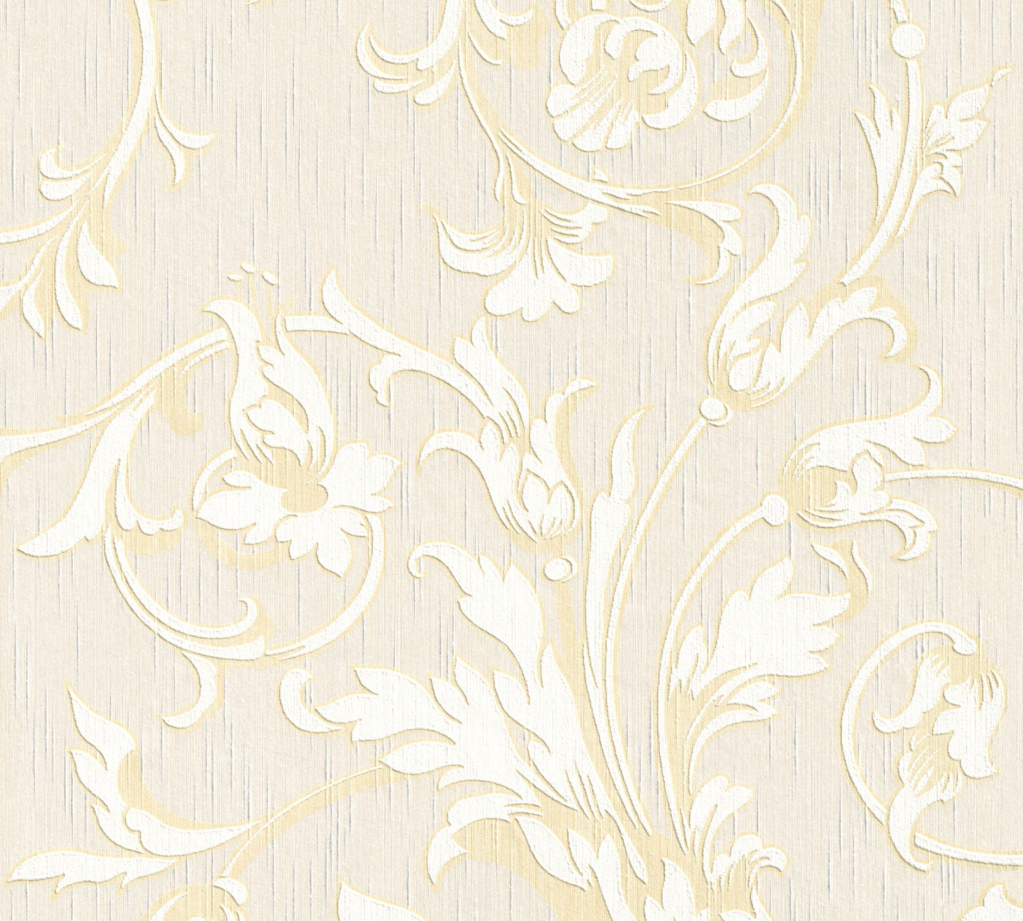 Architects Paper Tessuto Vlies-Textiltapete Creme Gold Beige 10,05 m x 0,53 m