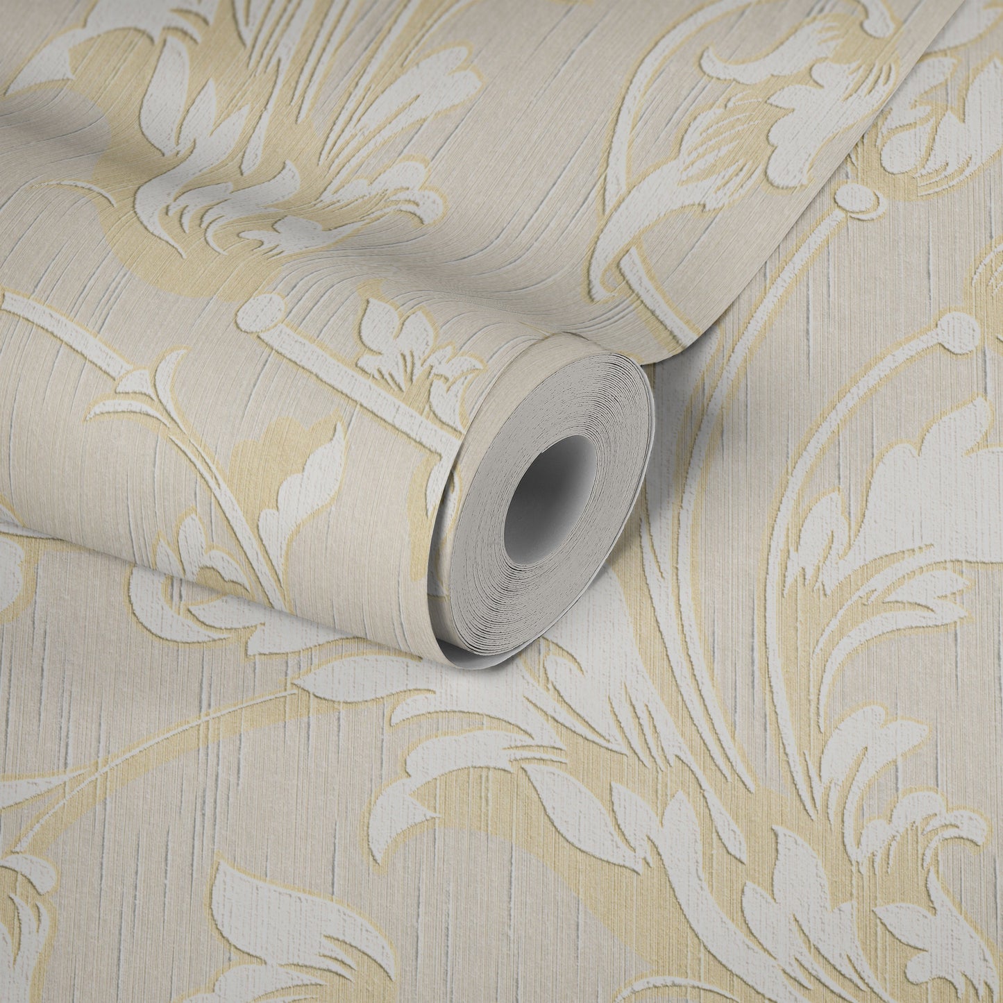 Architects Paper Tessuto Vlies-Textiltapete Creme Gold Beige 10,05 m x 0,53 m
