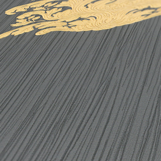 Architects Paper Nobile Vinyl-Vliestapete Braun Gold Blau 10,05 m x 0,70 m