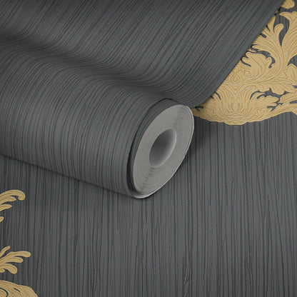 Architects Paper Nobile Vinyl-Vliestapete Braun Gold Blau 10,05 m x 0,70 m