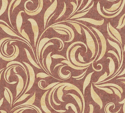 Architects Paper Nobile Vinyl-Vliestapete Rot Gold Beige 10,05 m x 0,70 m