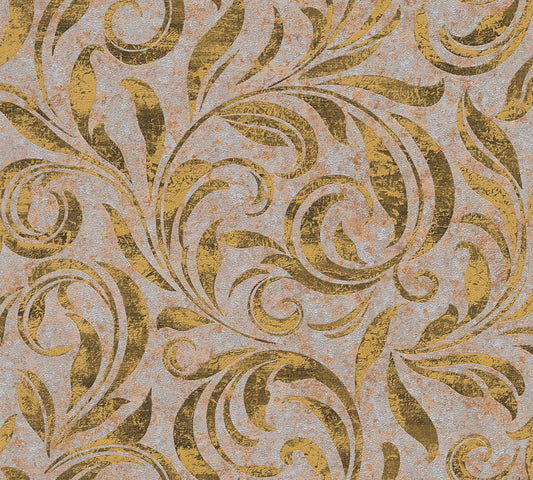 Architects Paper Nobile Vinyl-Vliestapete Gold Braun Schwarz 10,05 m x 0,70 m
