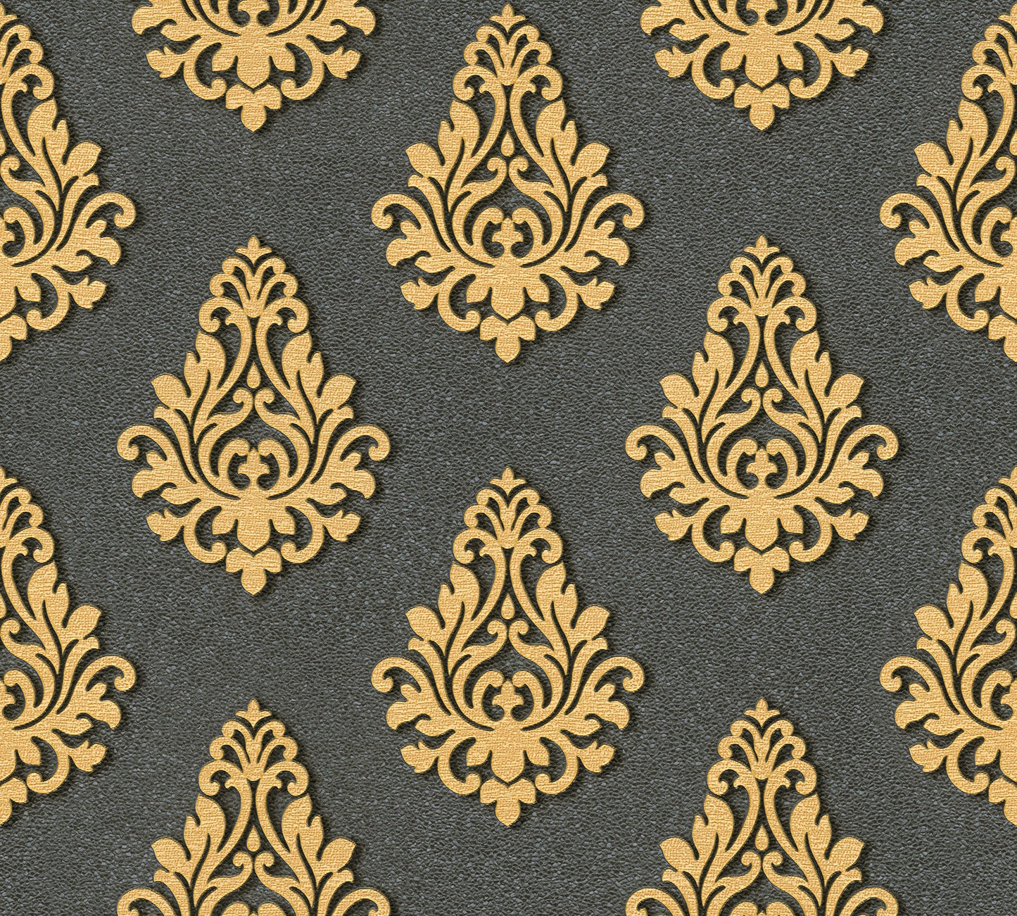Architects Paper Nobile Vinyl-Vliestapete Gold Schwarz 10,05 m x 0,70 m