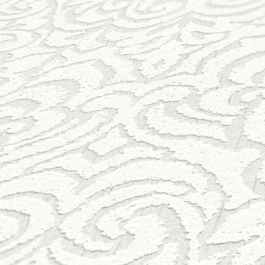 Architects Paper Tessuto 2 Vlies-Textiltapete Weiß 10,05 m x 0,53 m