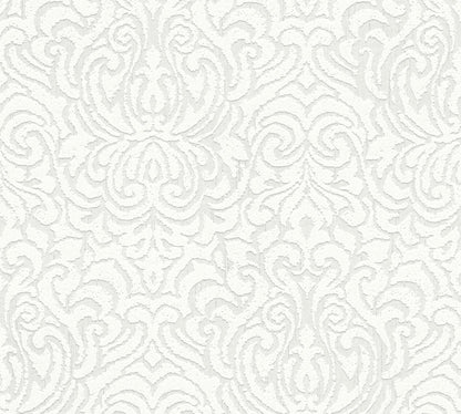 Architects Paper Tessuto 2 Vlies-Textiltapete Weiß 10,05 m x 0,53 m