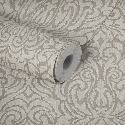 Architects Paper Tessuto 2 Vlies-Textiltapete Beige Creme 10,05 m x 0,53 m